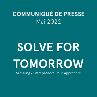 Communiqué de presse - Mai 2022 - Finale Solve for tomorrow