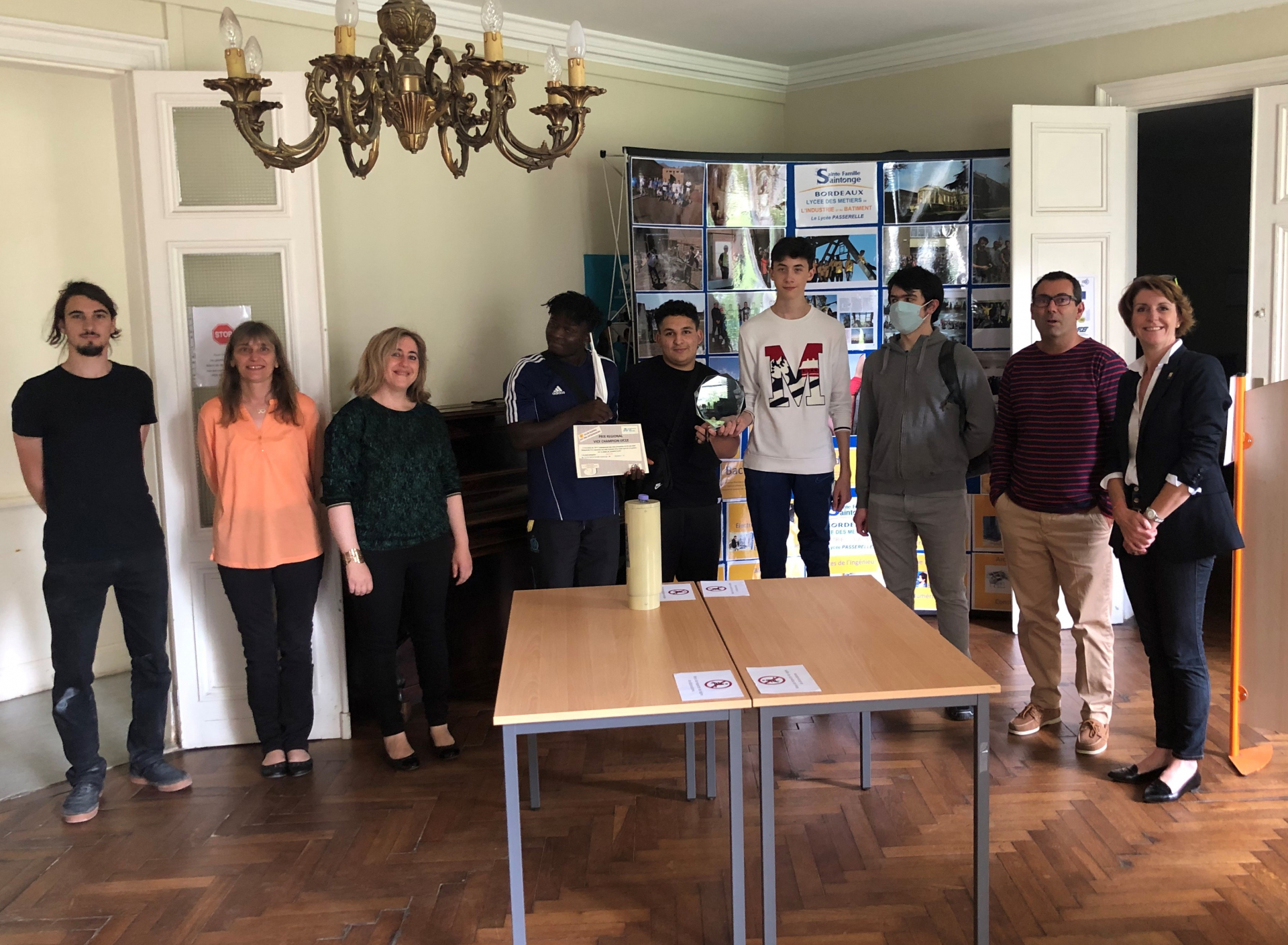Remise prix vice champion Lycée 2020