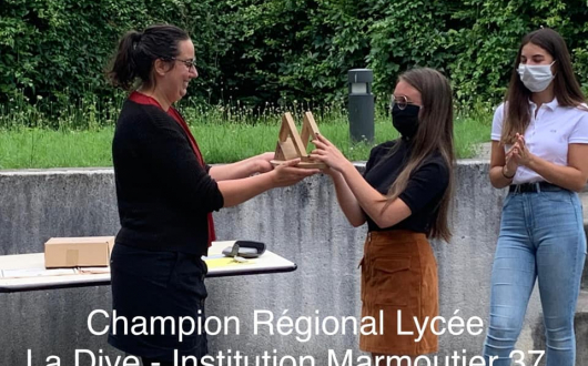 Champion régional Lycée La Dive EPA CVL