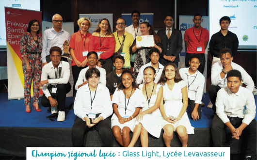 Champion régional lycée : Glass light, Lycée Levavasseur