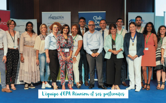 L'équipe d'EPA Réunion et ses partenaires