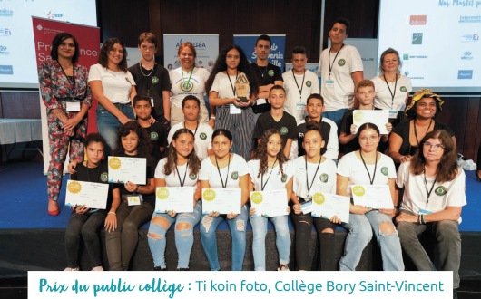 Prix du public collège : Ti koin foto, Collège Bory Saint-Vincent