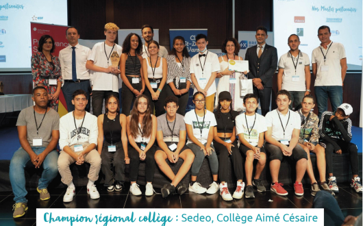 Champion régional collège : Sedeo, Collège Aimé Césaire