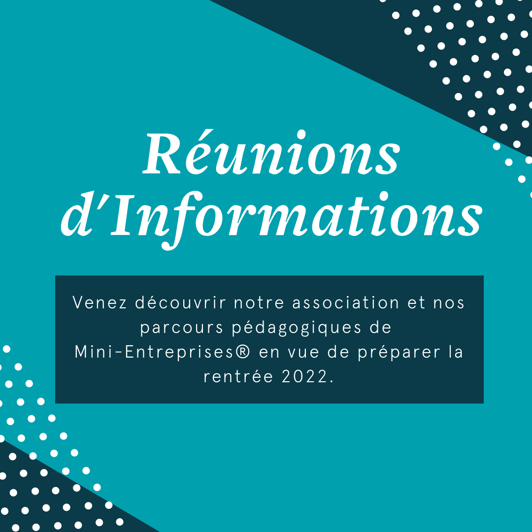 Réunions d'informations