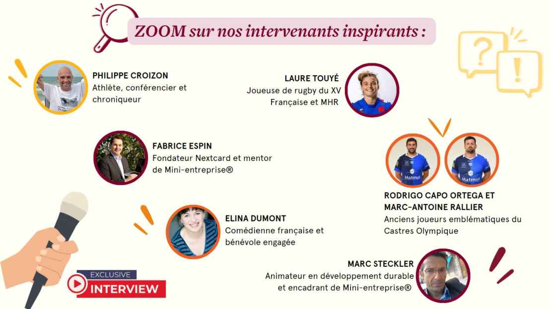 Zoom sur nos intervennats inspitants 