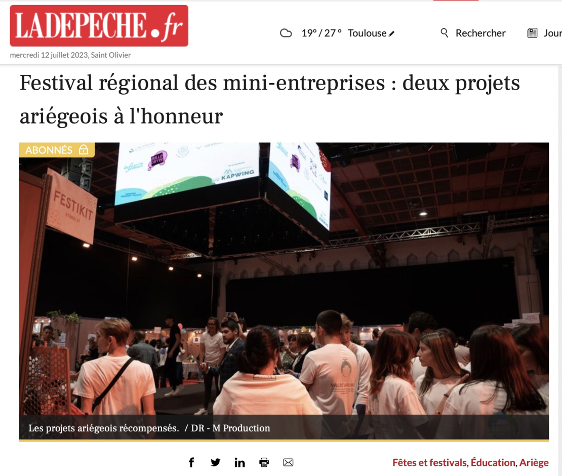 Ariège Festival des Mini Entreprises