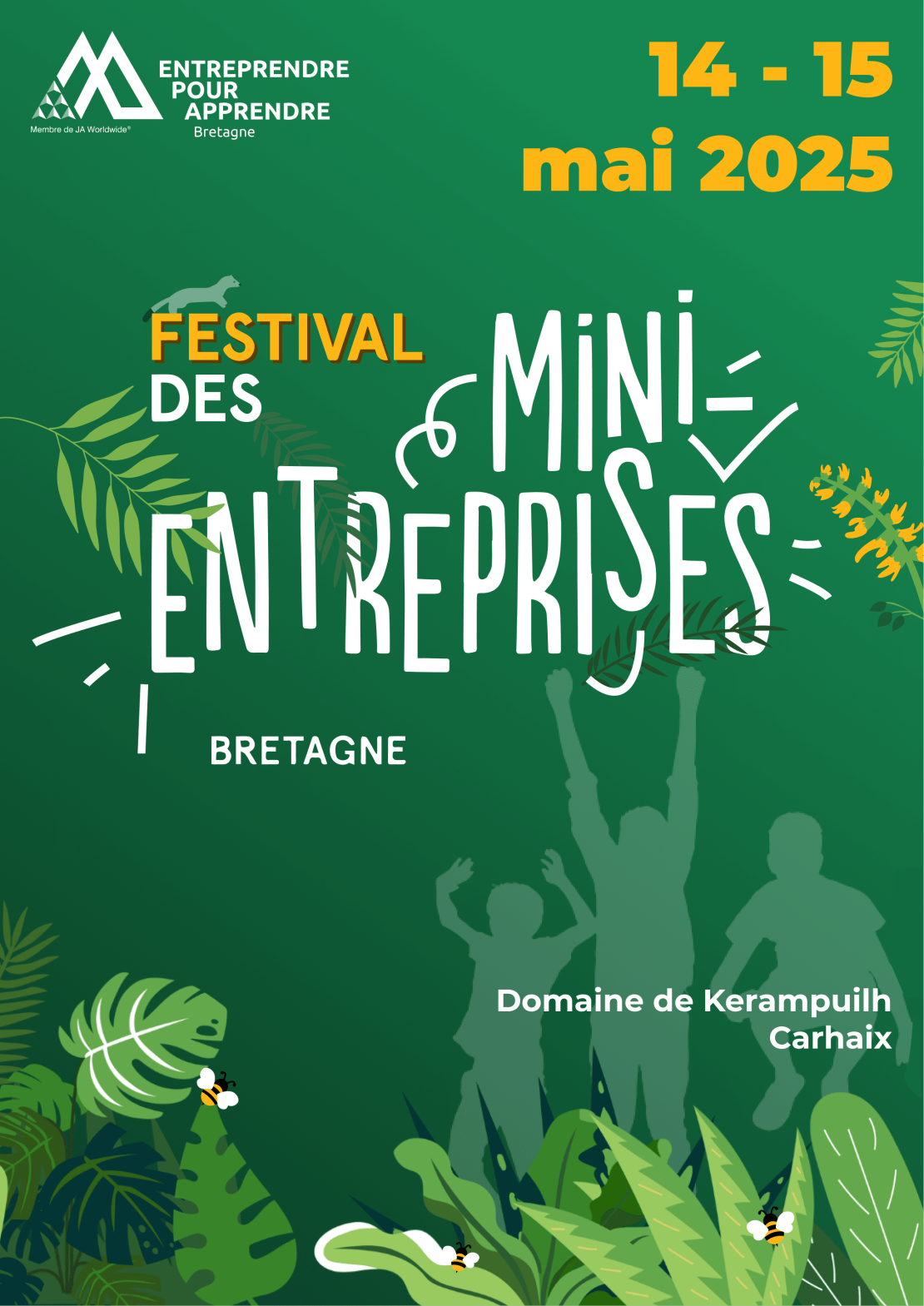 affiche Festival des Mini-Entreprises EPA Bretagne
