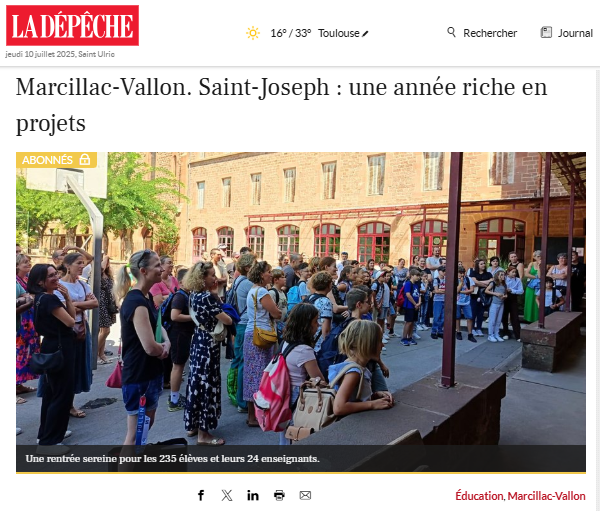 Article Aveyron Saint Joseph