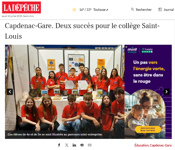 Article Aveyron Capdenac-Gare