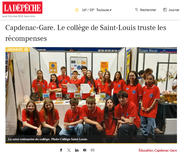 Article Aveyron Capdenac-Gare